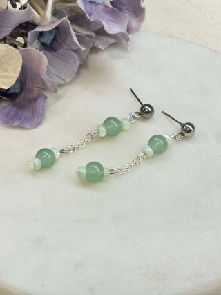 Chain of colour - stud earrings.