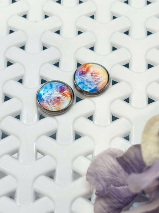 Spaced out - stud earrings