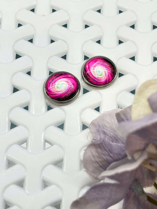 Spaced out - stud earrings