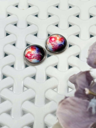 Spaced out - stud earrings