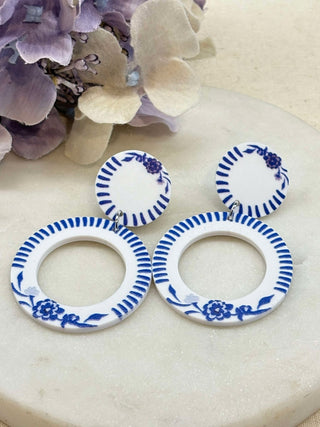 Love blue earrings