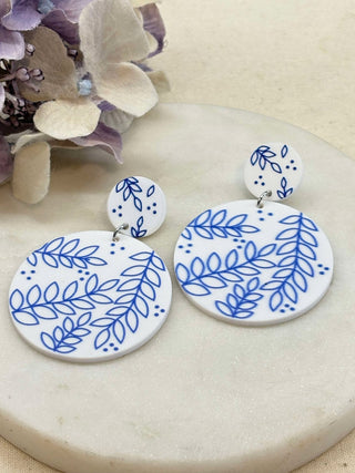 Love blue earrings