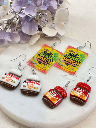 Snacky snack earrings