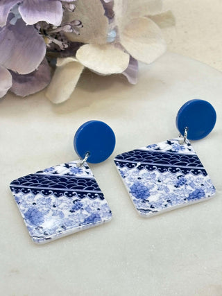 Love blue earrings