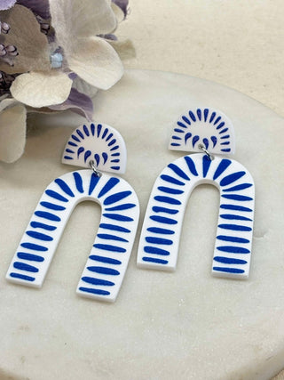 Love blue earrings