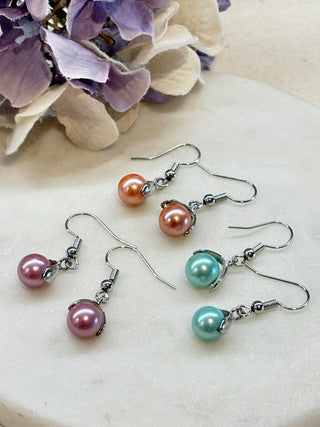 Caught a glass pearl - silver