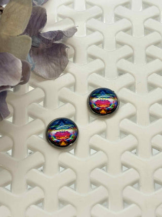 Life at its best cabochon stud - more styles