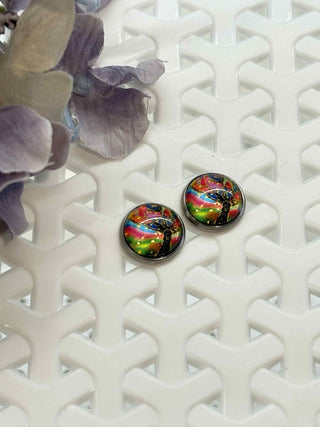 Life at its best cabochon stud - more styles