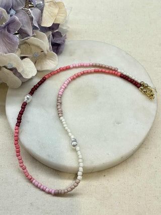Beaded joy necklaces