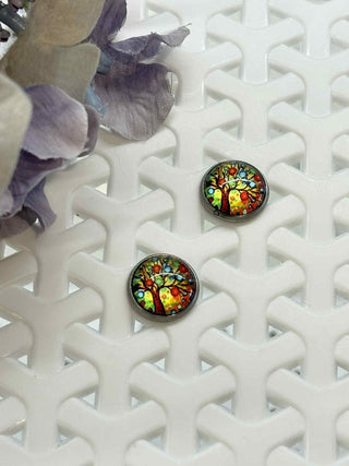 Life at its best cabochon stud - more styles
