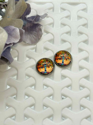 Life at its best cabochon stud - more styles