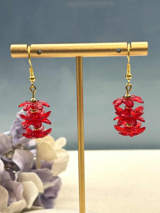 Tower of petal earrings