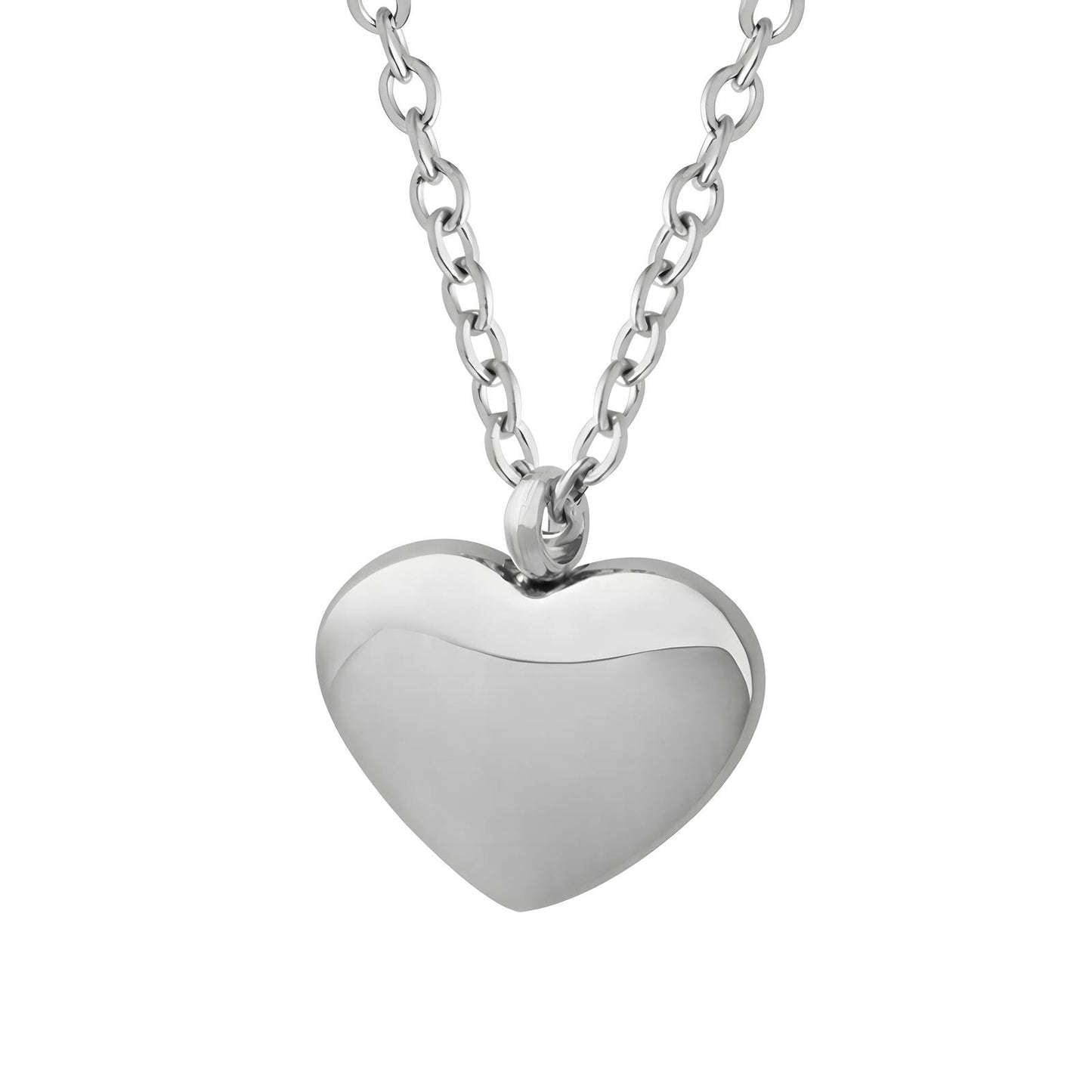 Solid heart silver necklace – Tarnish Proof Jewellery