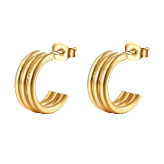 Layered hoop earring – Tarnish Proof Jewellery