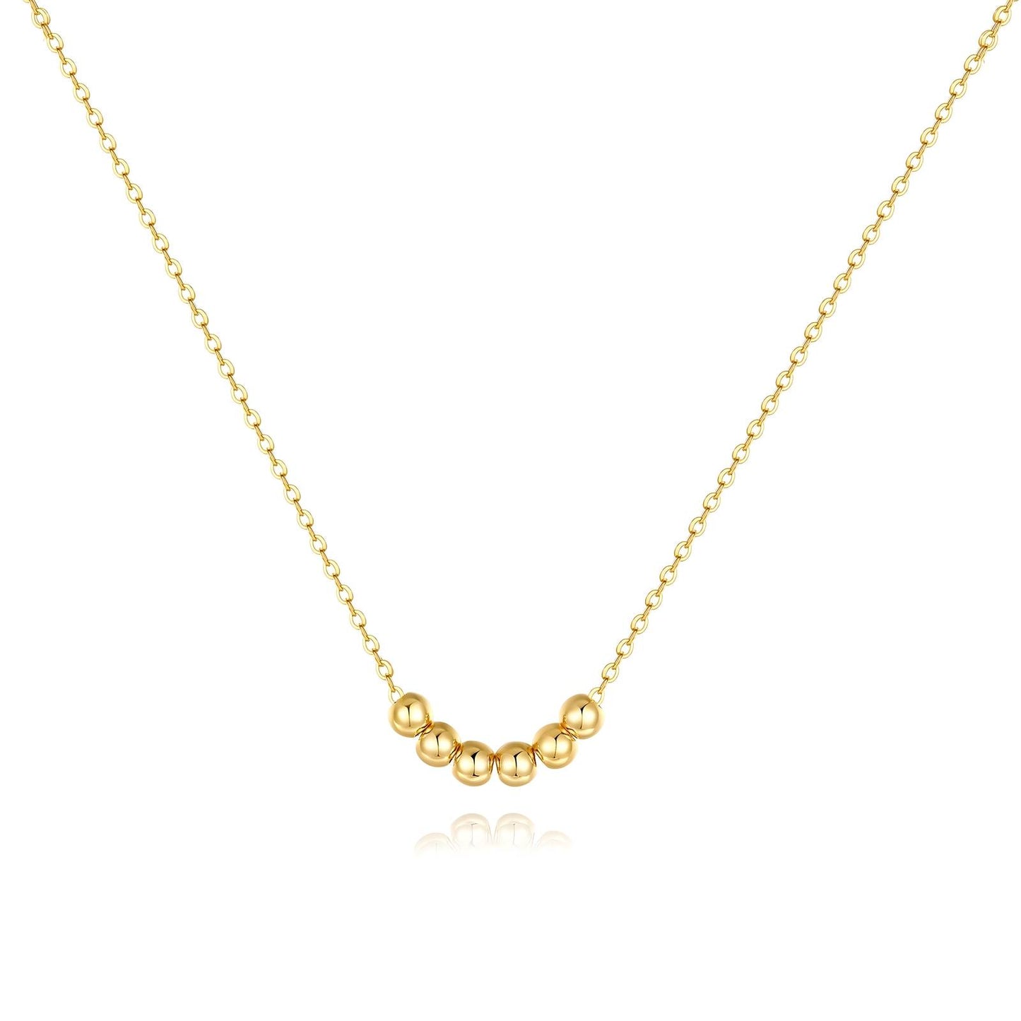 Floating with me gold necklace