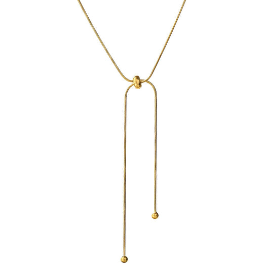 Rope me in gold necklace – Tarnish Proof Jewellery