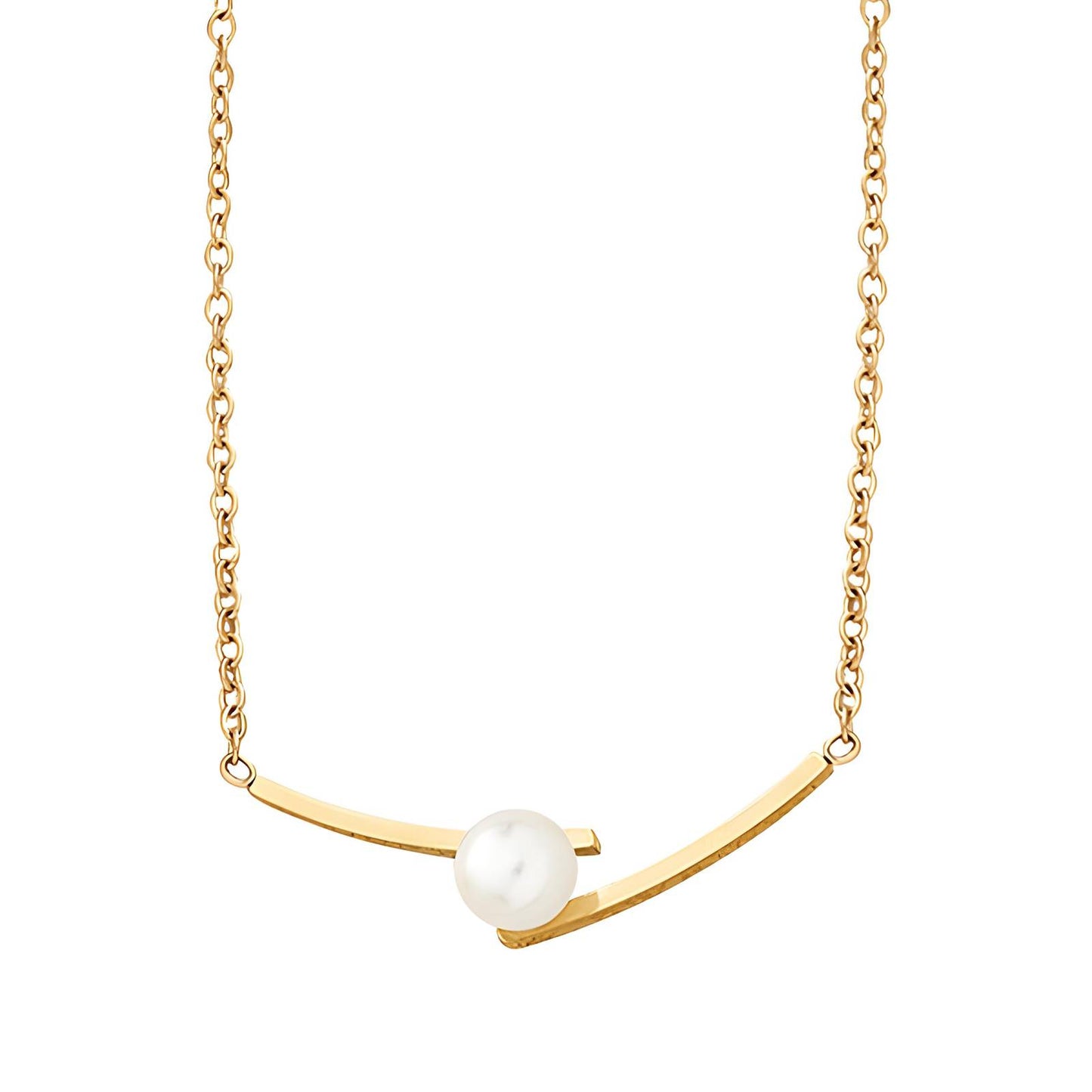 Hold my pearl gold necklace – Tarnish Proof Jewellery