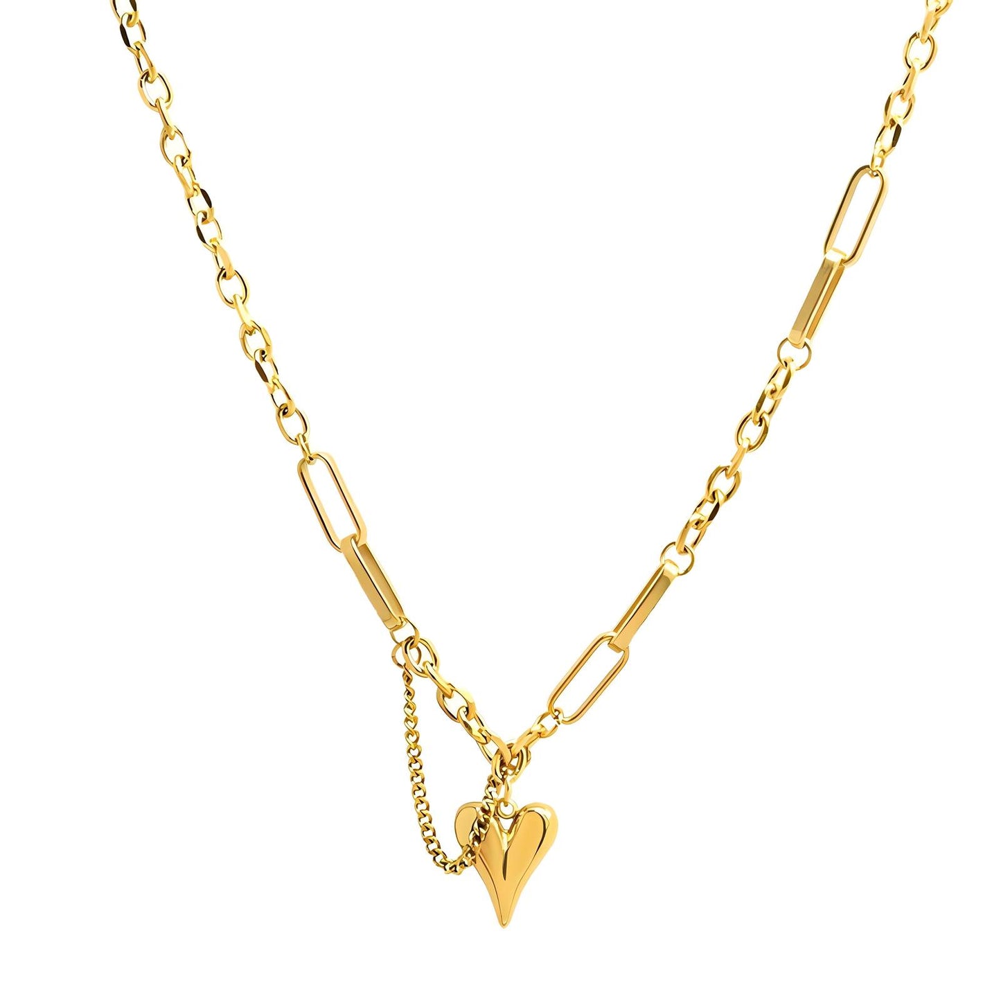 Pointed Heart Necklace