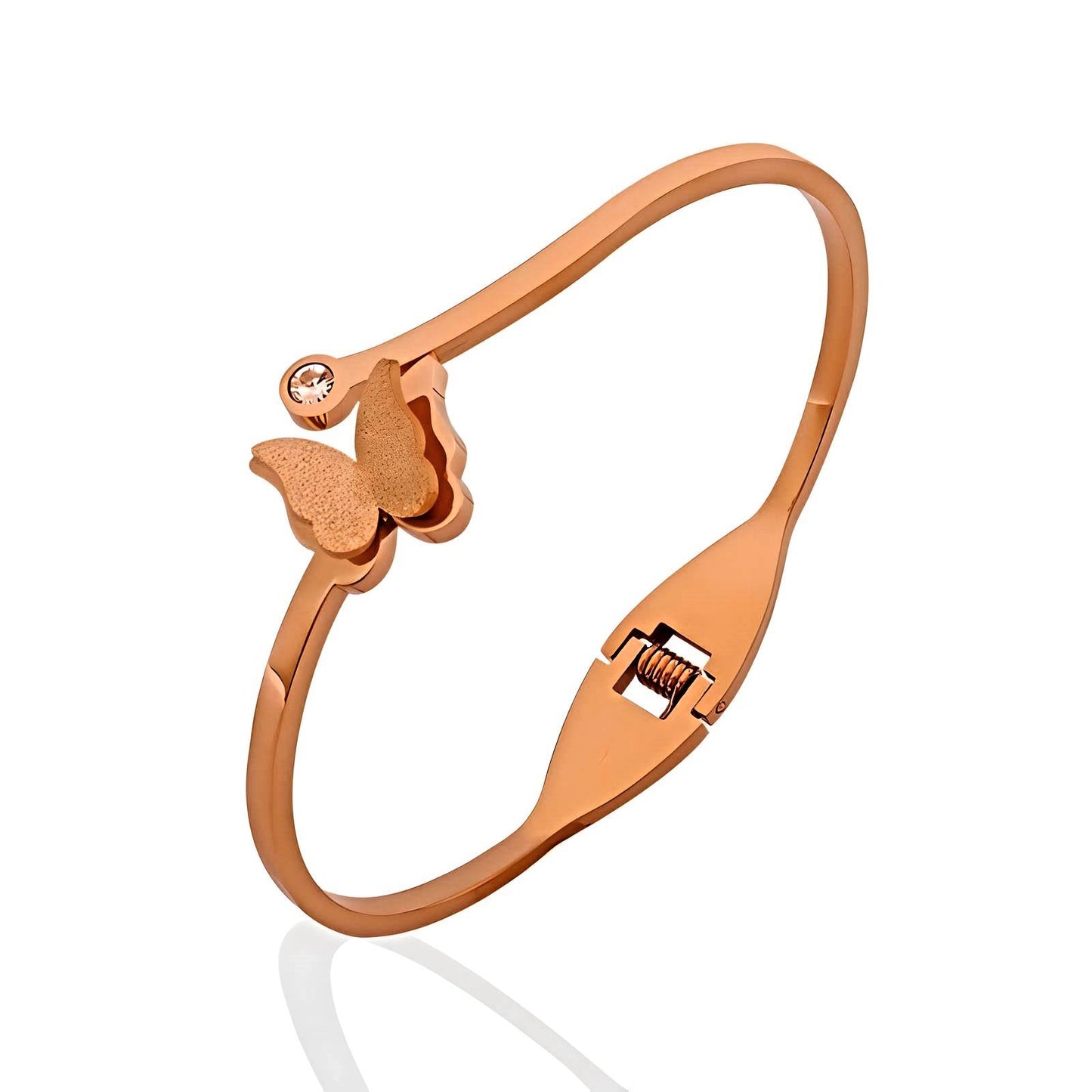 Fly with me butterfly bracelet - rose gold