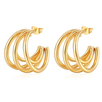 Roping you in earrings – Tarnish Proof Jewellery