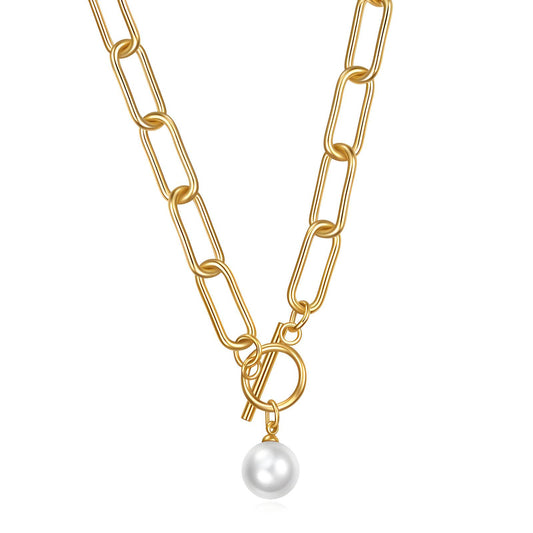 All knotted up with a pearl - gold – Tarnish Proof Jewellery