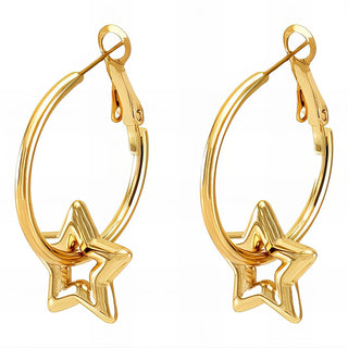 Hanging by a star earrings - Tarnish Proof Jewellery