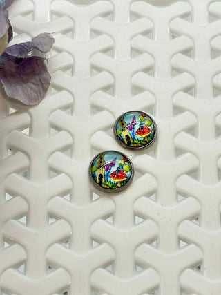 Life at its best cabochon stud - lots of styles