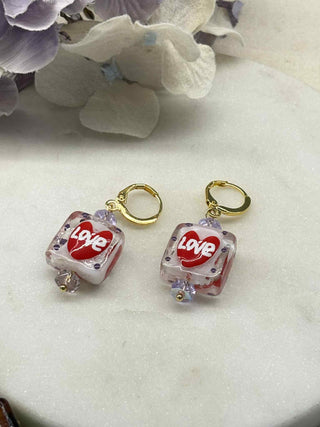 Love all boxed up earrings - love love