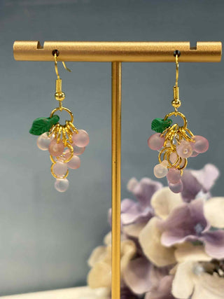 Little bundles of beaded fun - hook earrings