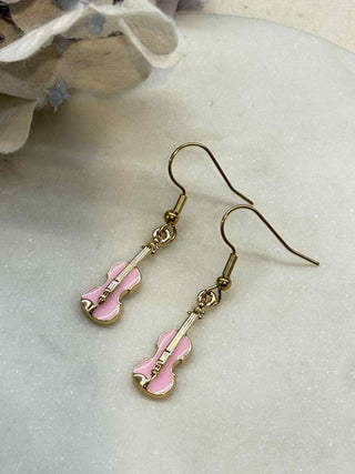 Music to my ears, violin earrings
