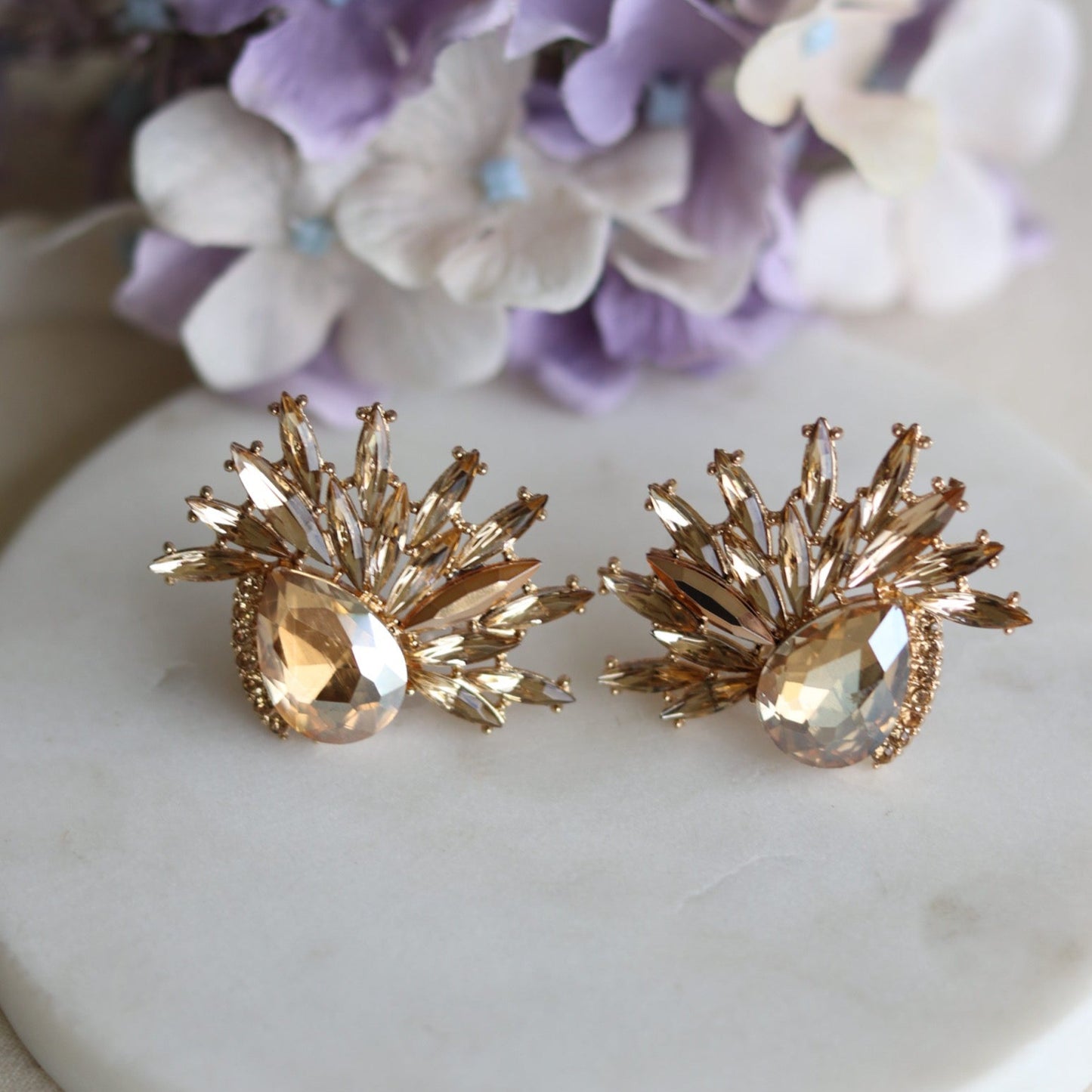 Allura Earrings - Gold