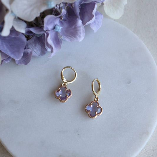 Lialah Earrings - Lilac