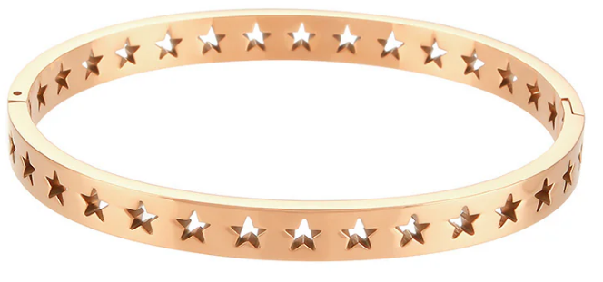 Stars on your arm bangle - rose gold – Tarnish Proof Jewellery