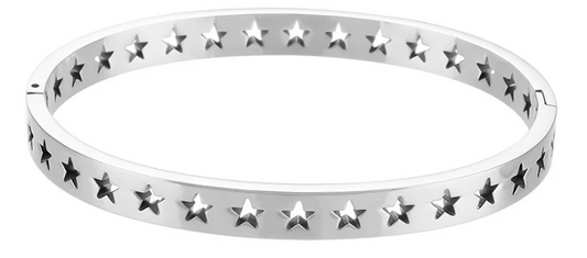 Stars on your arm bangle - silver – Tarnish Proof Jewellery