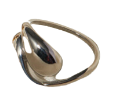 Droplet silver ring – Tarnish Proof Jewellery