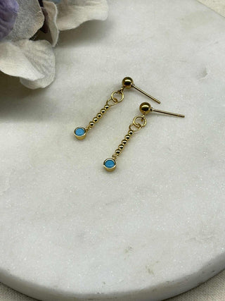 Small, but talk big gold earrings