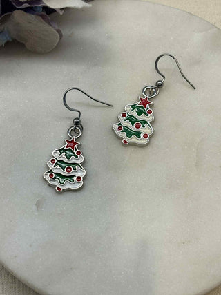 Christmas charm earrings