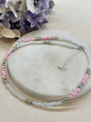 Beaded joy necklaces - three colours