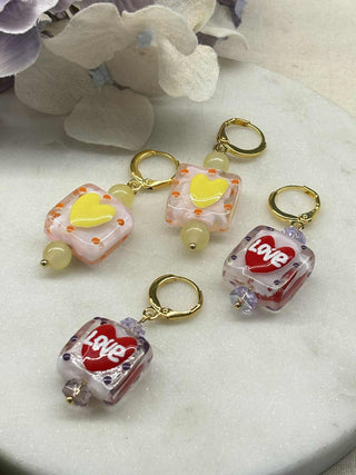 Love all boxed up earrings - love love