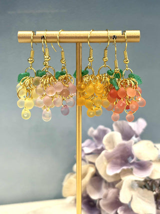 Little bundles of beaded fun - hook earrings