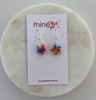 Sprinkles small star shape hook earrings