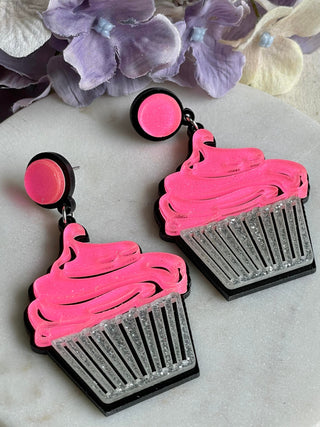 Cupcake earrings