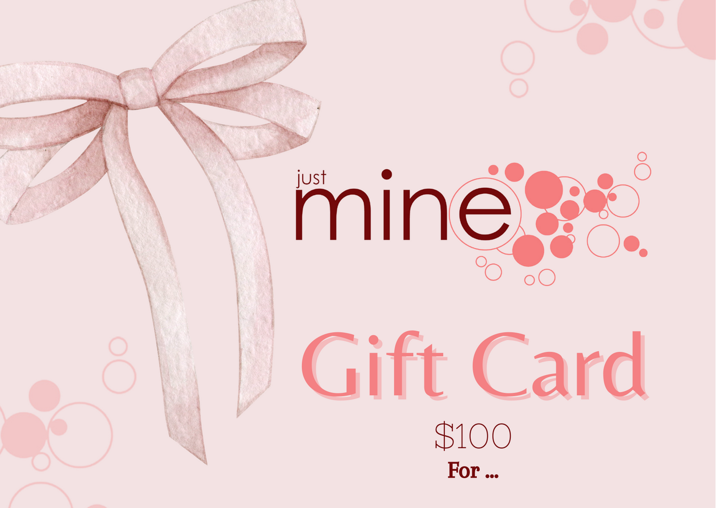 Just Mine Gift Card