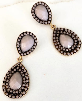 Zara - tan earring