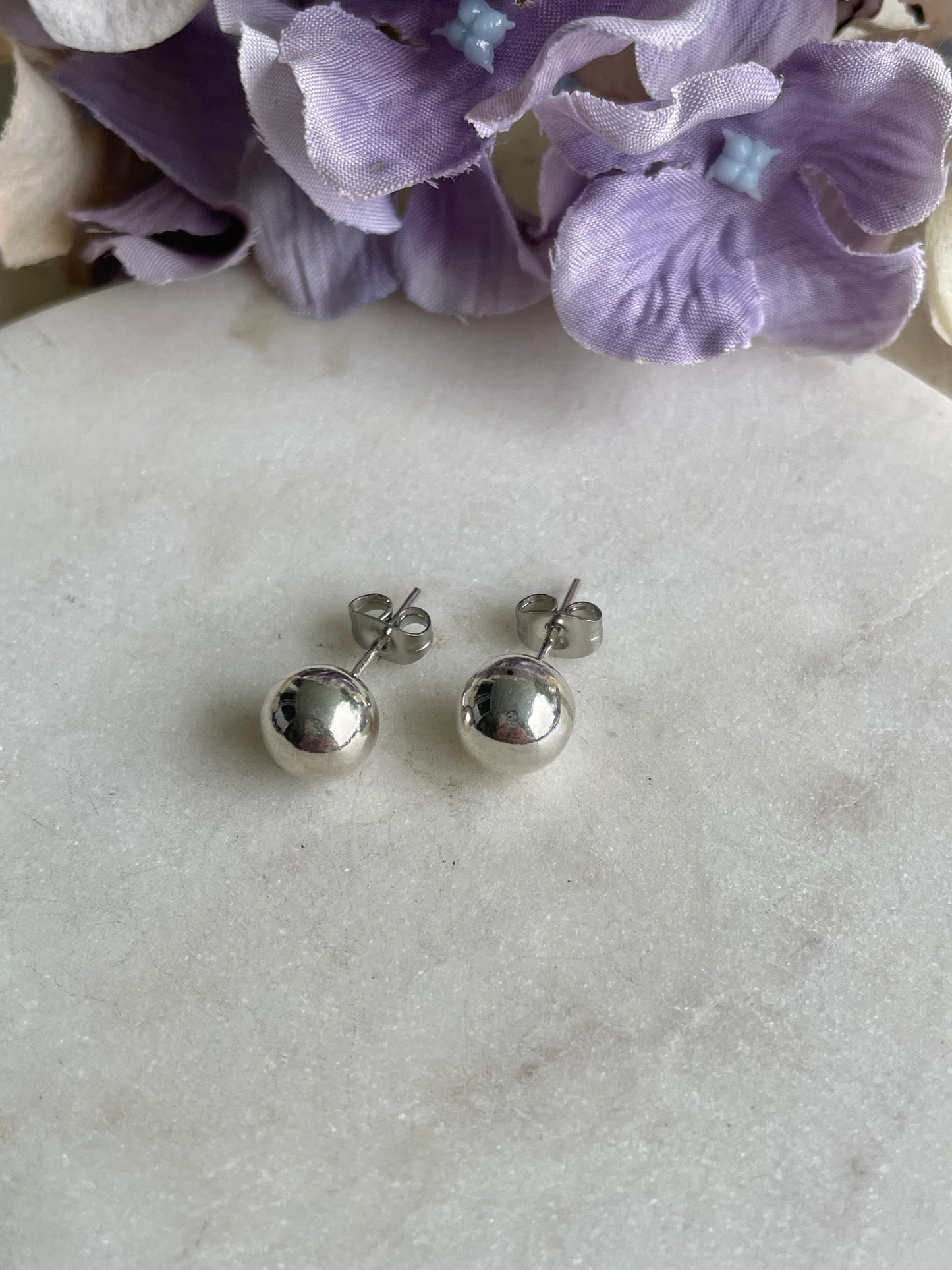 Sterling silver studs